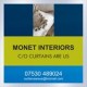 Monet Interiors (Curtains Are Us) Logo