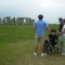 Stonehenge with wheelchair using client