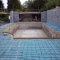 newbuild construction swimming pool