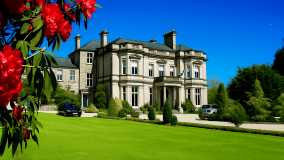 Tre-ysgawen Hall logo