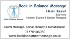 Back In Balance Massage  title=