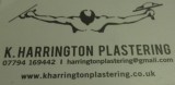 K Harrington Plastering logo