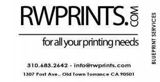 R W Print logo