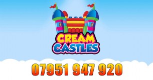 Cream Castles Bouncy Castle Hire