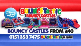 Bouncetastic Bouncy Castle Hire Liverpool logo