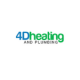 4d Heating And Plumbing Logo