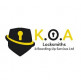 K.o.a Locksmiths Logo