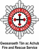 West Division Headquarters North Wales Fire Service logo