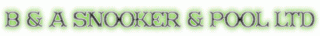 B & A Snooker & Pool