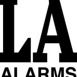 L A Alarms logo