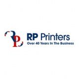R P Printers logo