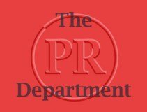 The P R Department logo