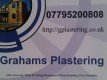 G Plastering logo