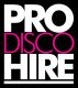 Pro Disco Hire logo