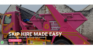 Pink Skip logo