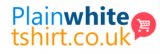 Plain White T-shirt Uk logo