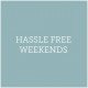 Hassle Free Weekends logo