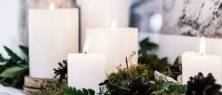 White Rose Candles