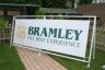 Outdoor banner frame