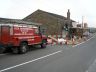 Work to damaged stone building