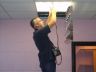 Electrical Lighting testing at Lipson School