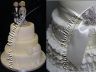 Lace effect cakes