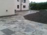 York stone patio/paved area.
