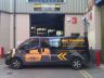 work unit and van