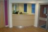 Bespoke reception counter with roller shutter