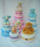 A selection of nappy cakes