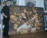 Last Supper, large canvas, 5' x 7 '