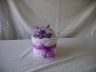 beautiful one tier nappy cake