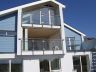 Stainless steel and glass balconies