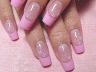 Pink Tips And Nail Art