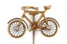 Edwardian bicycle lapel pin