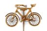 Edwardian bicycle lapel pin