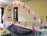 Double Bubble balloon arch for top tables