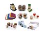 A small selection of some of the food packaging 
