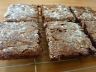 Freshly baked chocolate brownies
