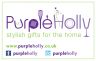 Purple Holly Banner