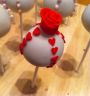 Queen of hearts cake pops