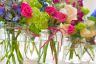 Country flower jars