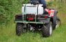 Fully licensed weed spraying on a quad bike