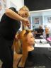Preparing the scalp for hair extensions