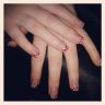 Spotty nail extension tips