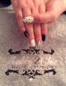 Acrylic nails with art