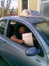 Hafiz Imran outside Nelson Test Centre