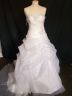 A Line Organza Ball Gown