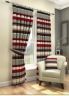  Samara Red Eyelet Curtains Samara Red Eyelet Curtains 