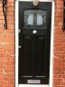 Composite Door in Black.